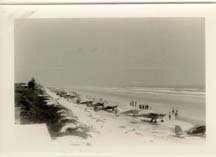 A Beach Fly-in- May 20, 1951 black and white photo